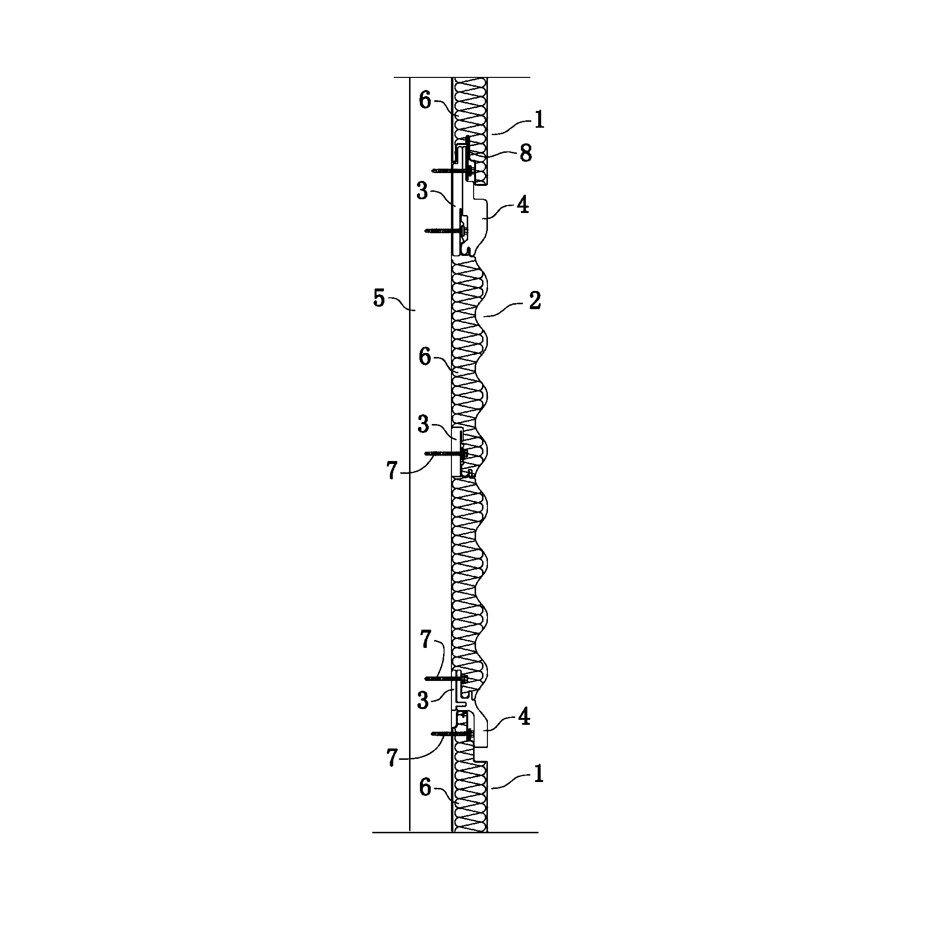 Combination type installed shingle splicing structure