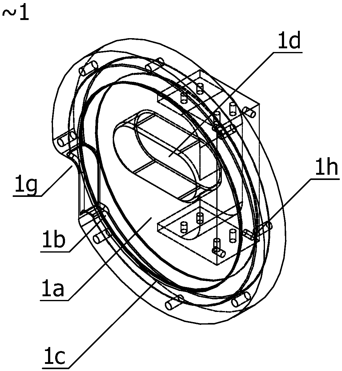 A self-adjusting cable tensioning device