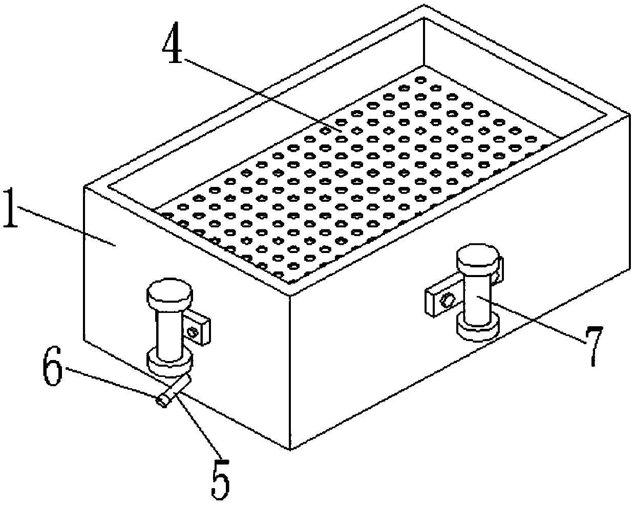 Paint collecting device for wood roll coating machine