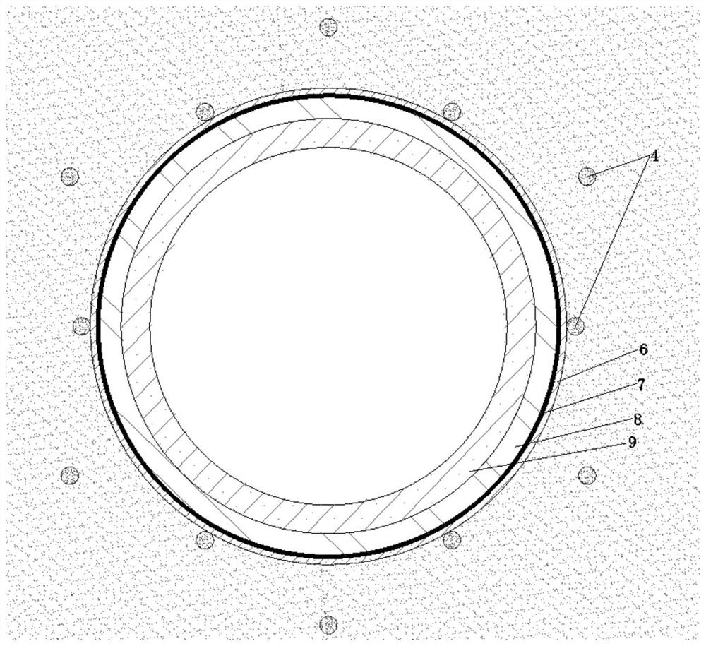 Excavation construction method of fully weathered sandstone high slope