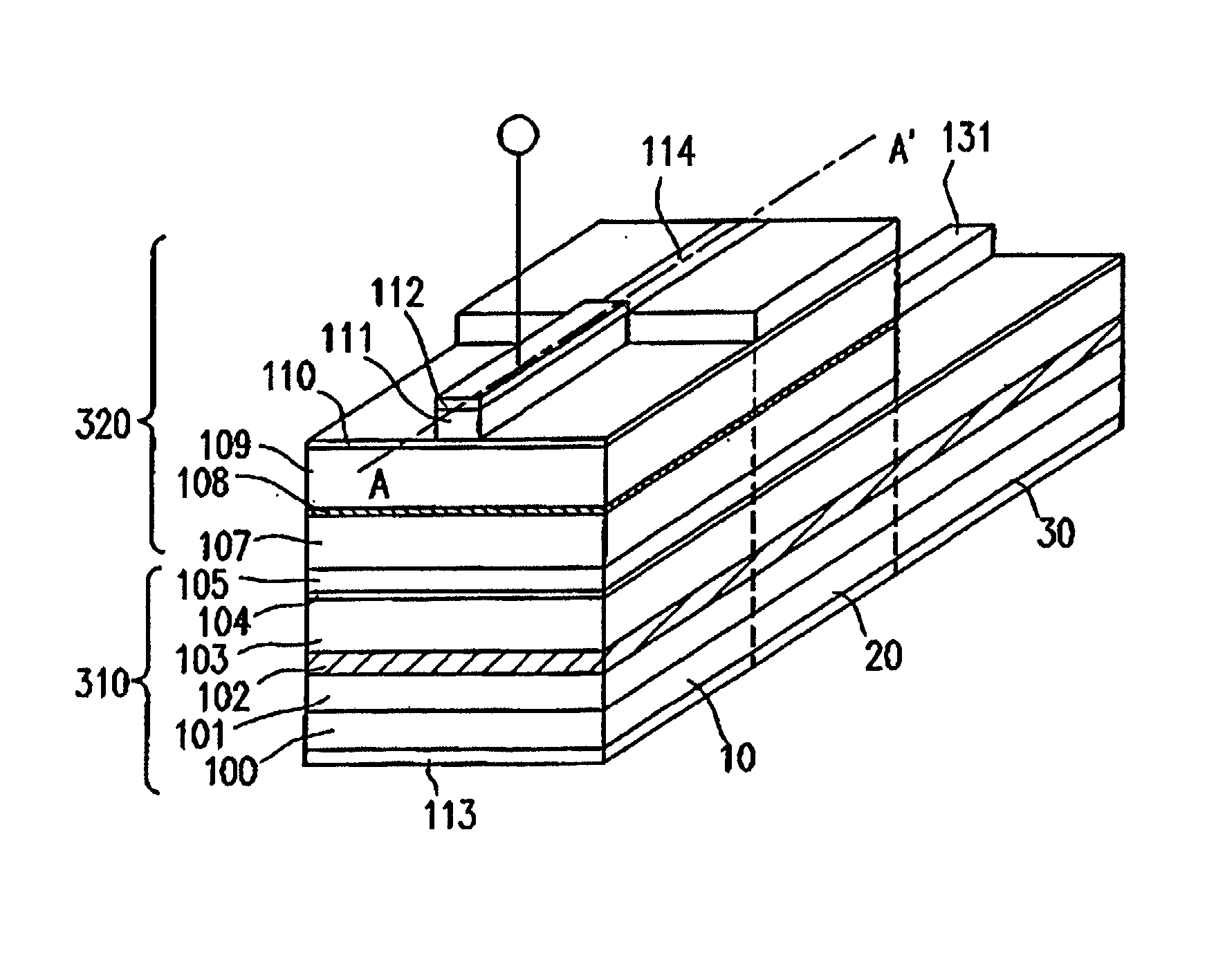 Integrated optical circuit device and method for producing the same