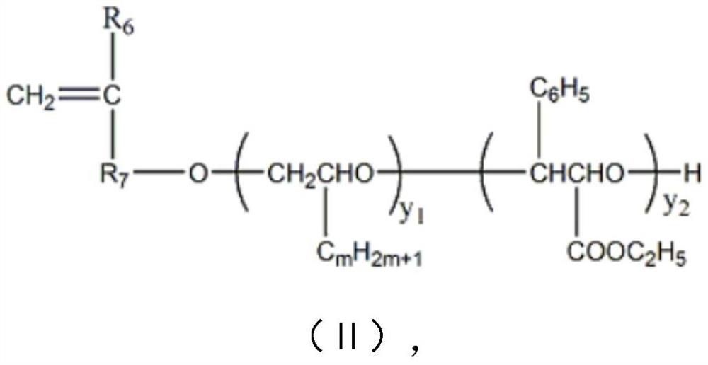 An early-strength viscosity-reducing polycarboxylate water reducer containing three viscosity-reducing functional groups and its preparation method