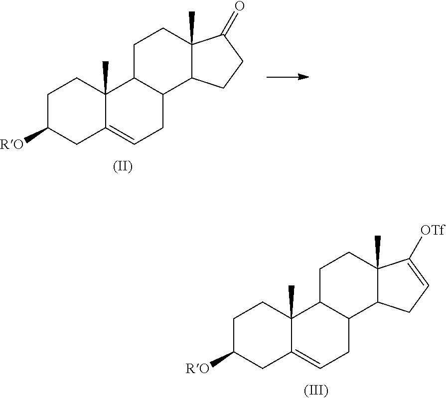 Process for preparing 17-substituted steroids