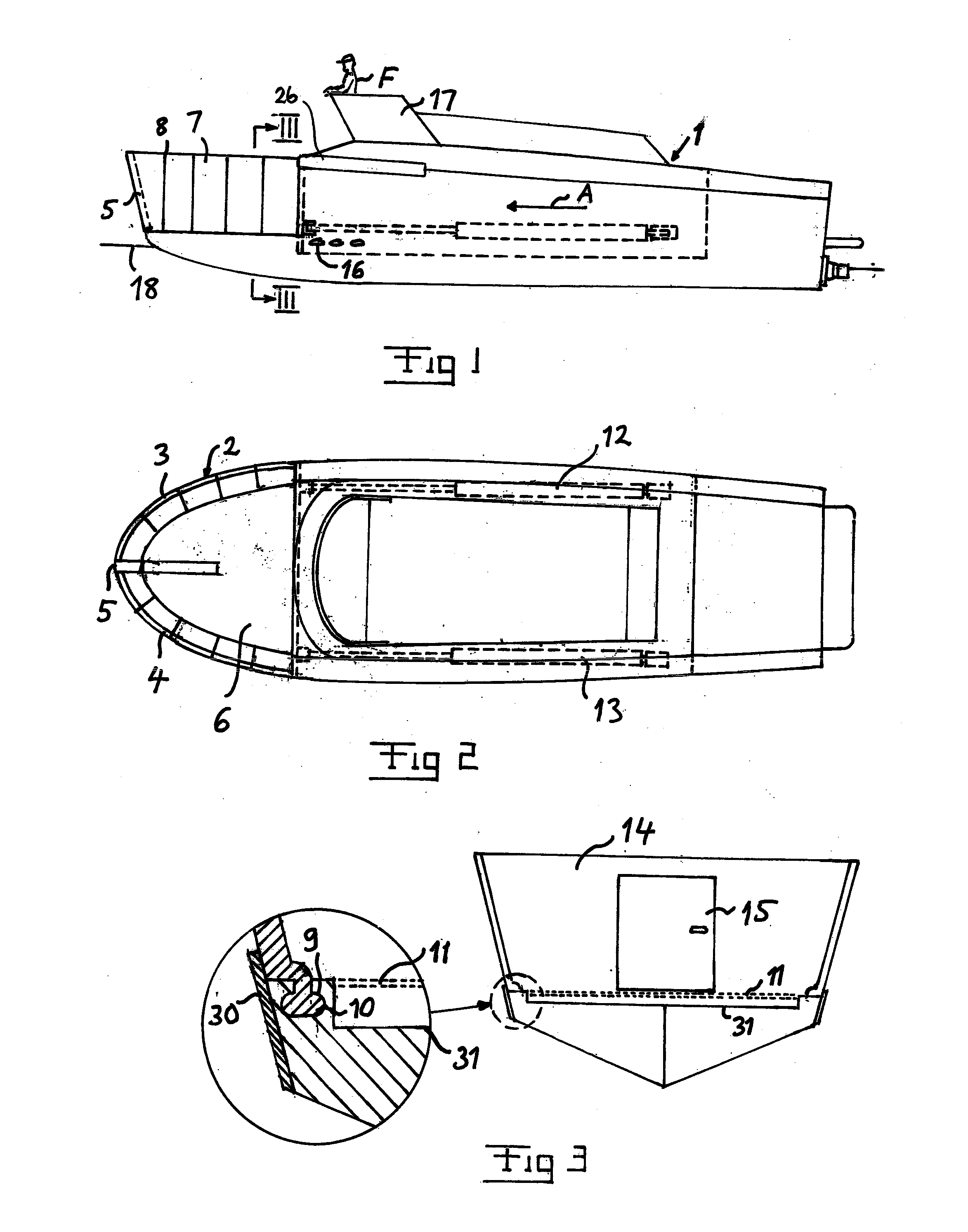 A Boat with a Displaceable Freeboard Section