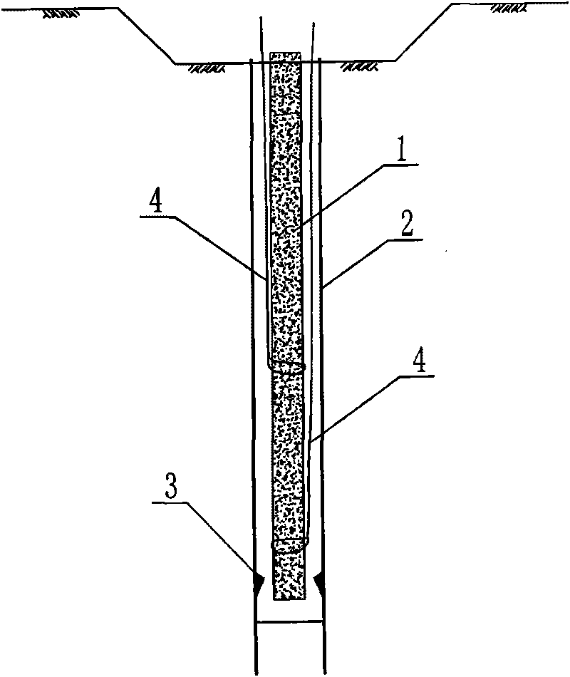 Construction method for vibrator pipe sinking high-pressure grouting underpinning pile extracting