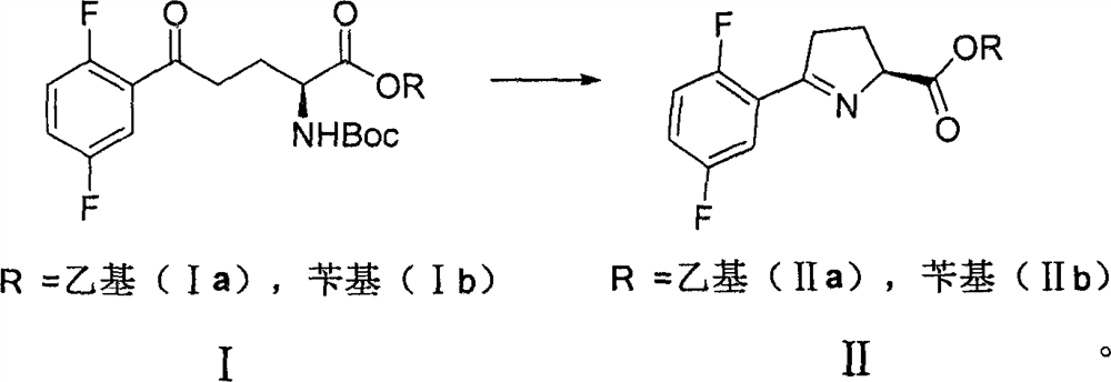 Preparation method of larotinib intermediate, and intermediate compound