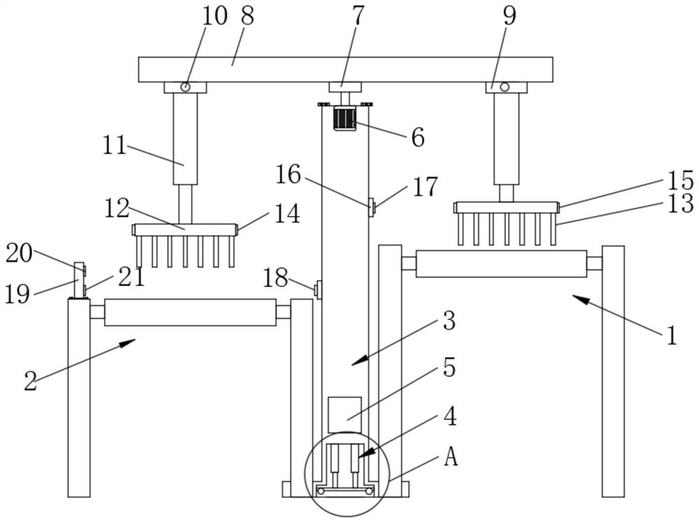 Automatic feeding device for intelligently manufacturing flexible production line