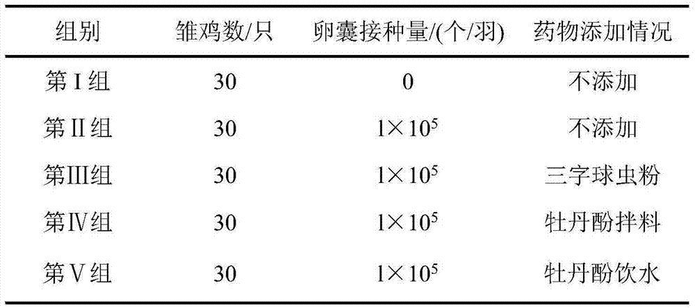 Application of paeonol in preparing medicine for resisting eimeria tenella