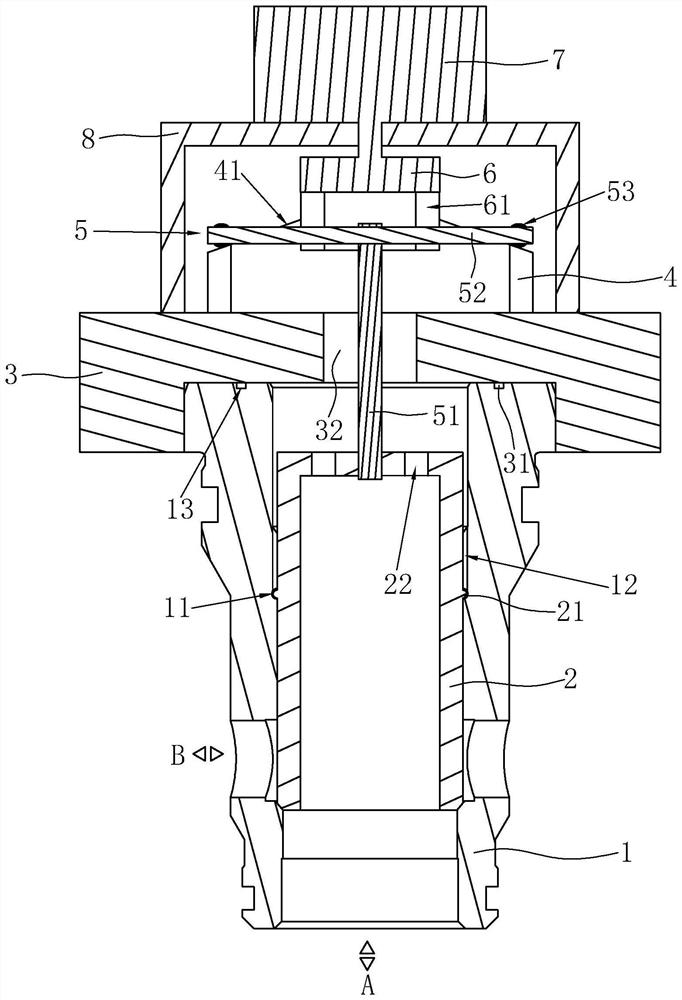 Large-flow plug-in type electro-hydraulic servo valve with valve element combined with horizontal rotation