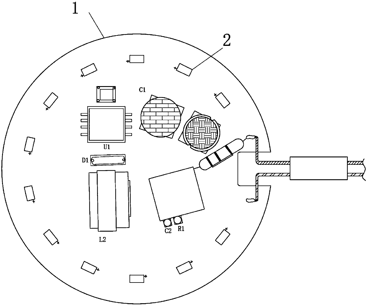 Photoelectricity integrated light source