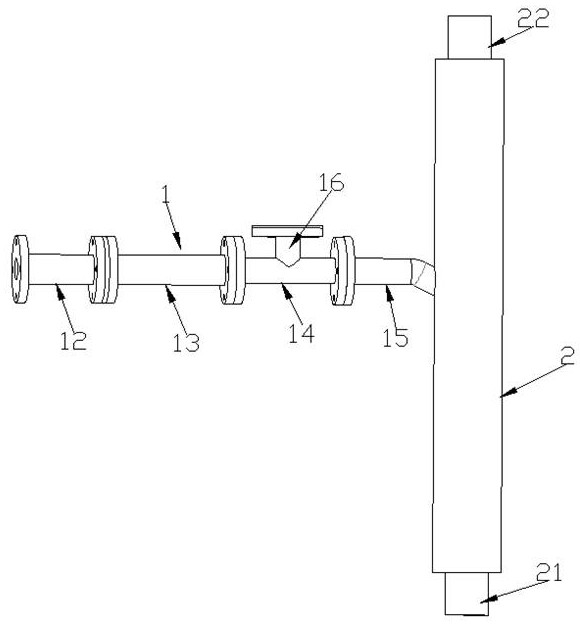 A two-stage tubular gas-liquid separator adapting to the wide variation of inlet gas content