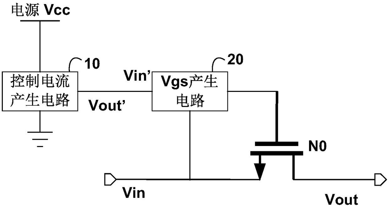 Analog switch with constant on-resistance