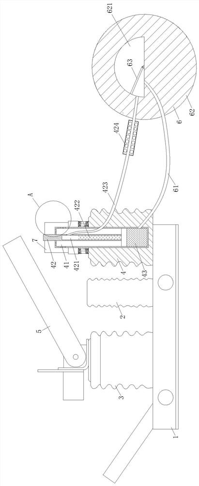 An optical fiber-based detection device for coal mine high-voltage power grid switch status