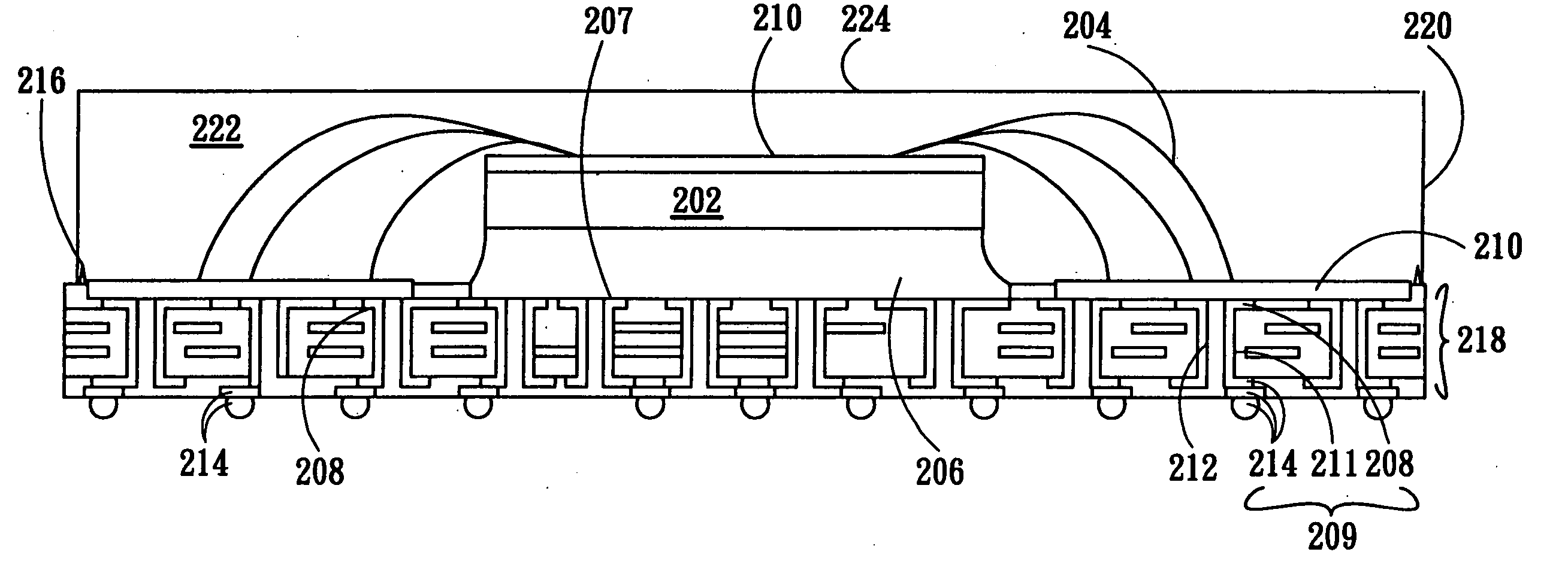 Structure and assembly method of integrated circuit package