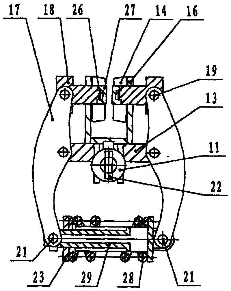 On-off synchronous control rail-hanging type brake