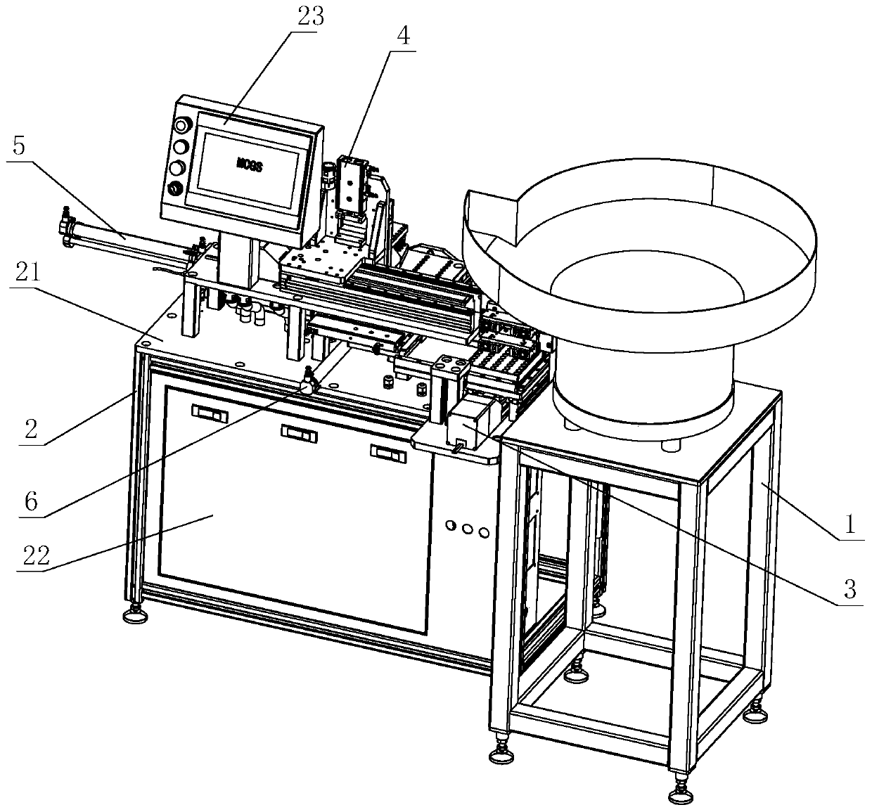 Machine for automatically filling detonator with rubber plug