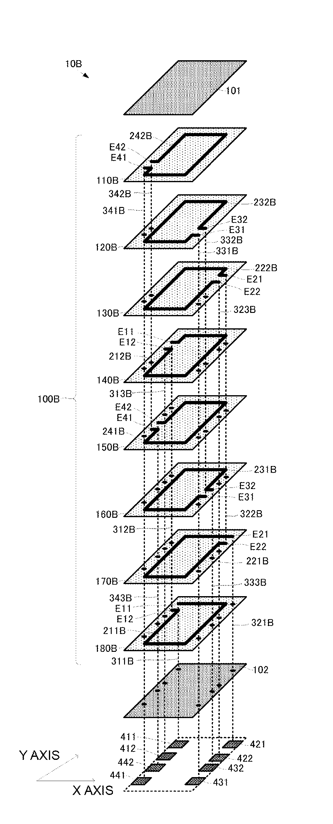 Multilayer inductor device