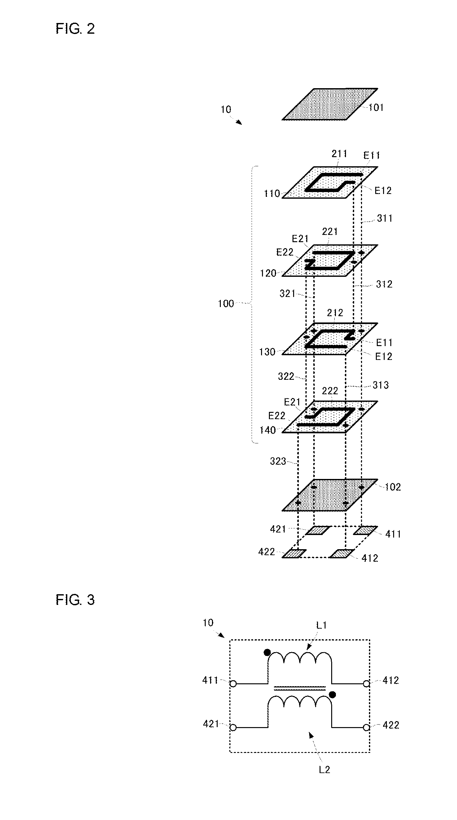Multilayer inductor device