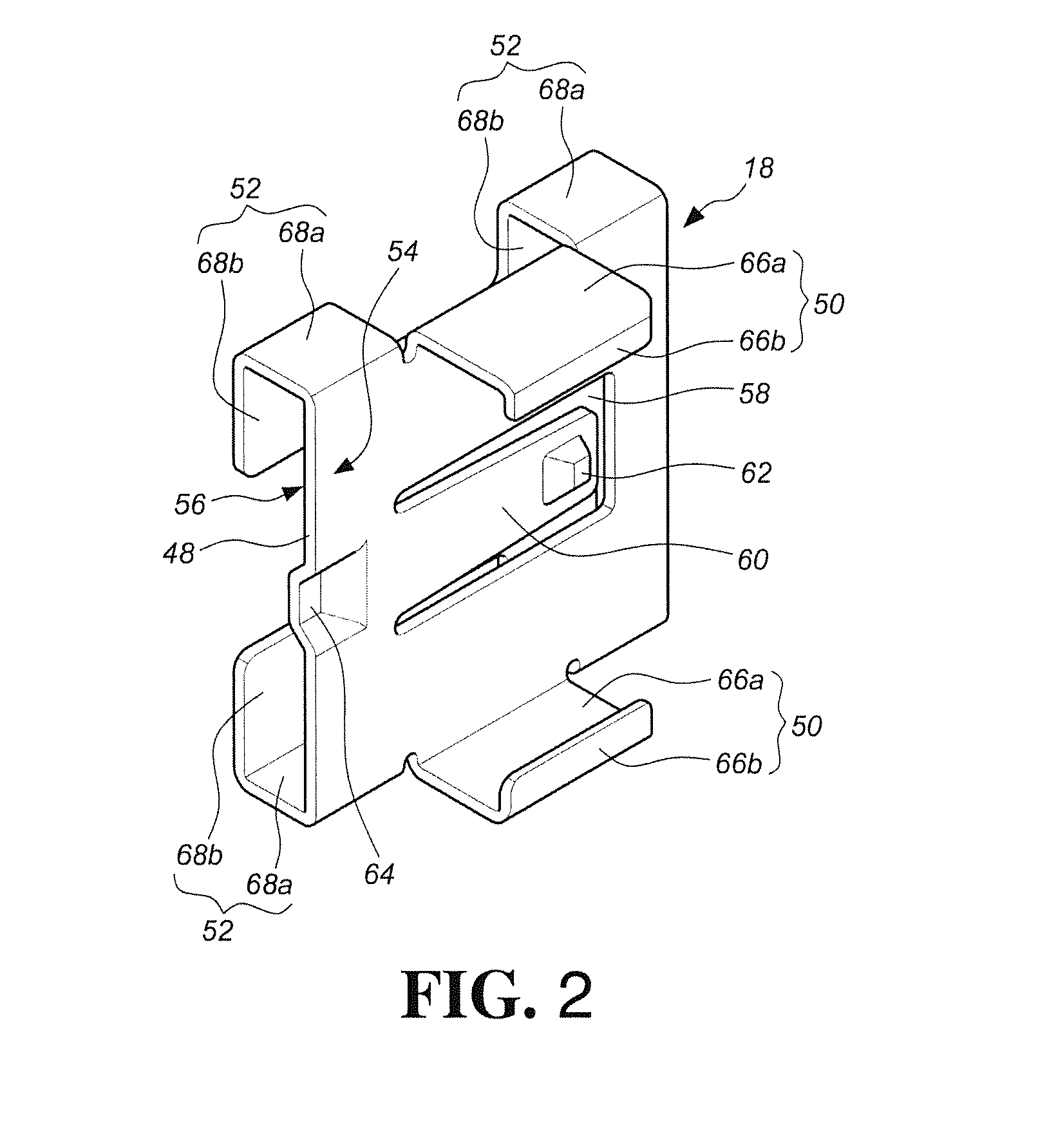 Slide rail assembly for use in rack system and reinforcement member thereof