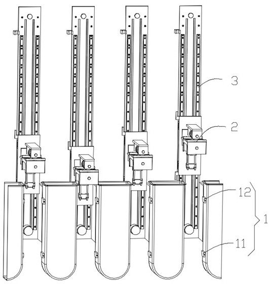 Lamp strip caching process and caching equipment