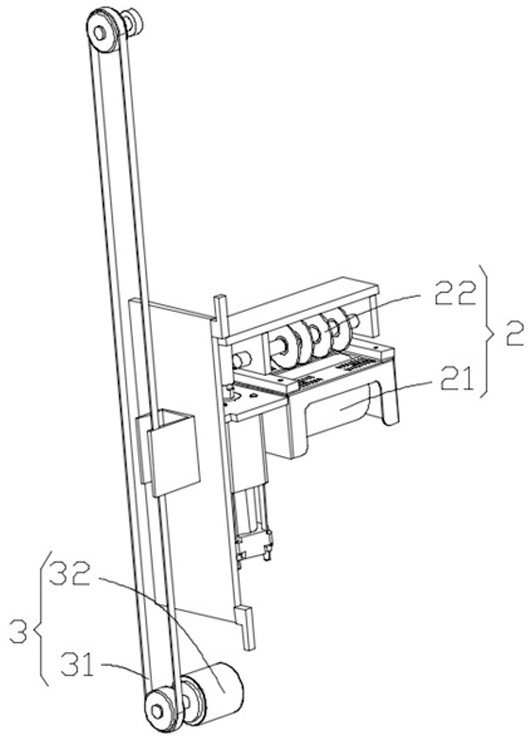 Lamp strip caching process and caching equipment