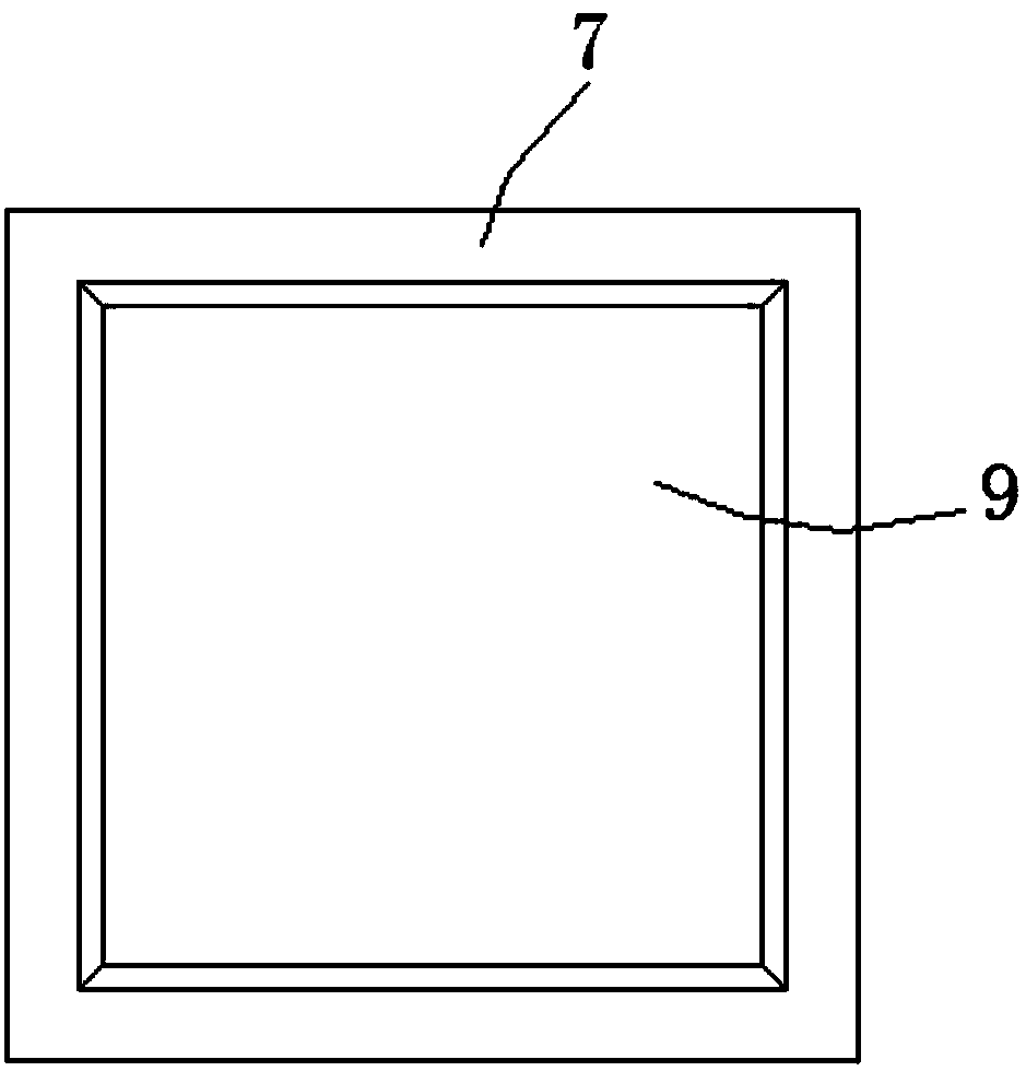 Hidden-honeycomb porcelain grain thermal-insulation structural layer structure