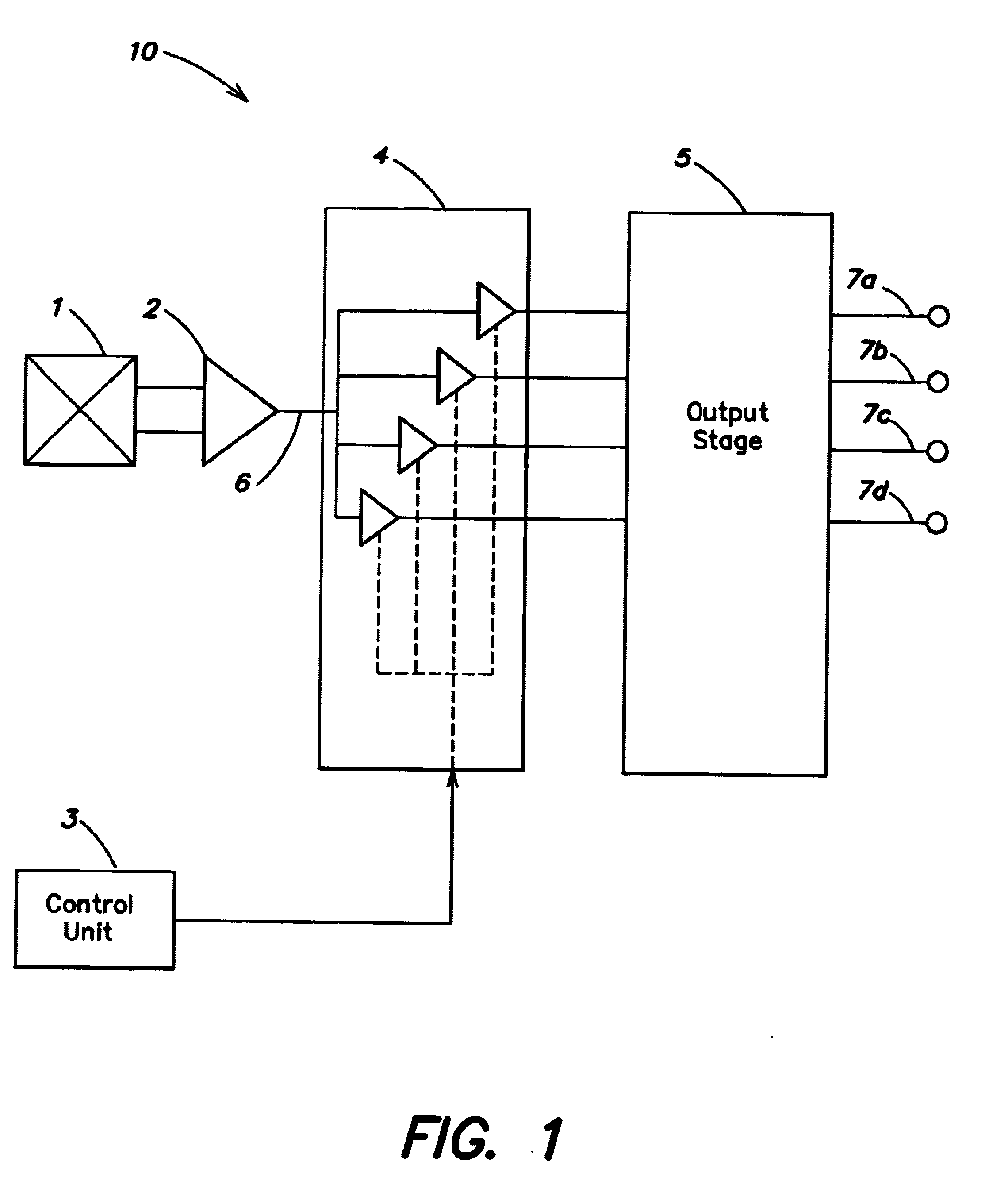 Integrated circuit with a sensor element for providing an encoded output signal