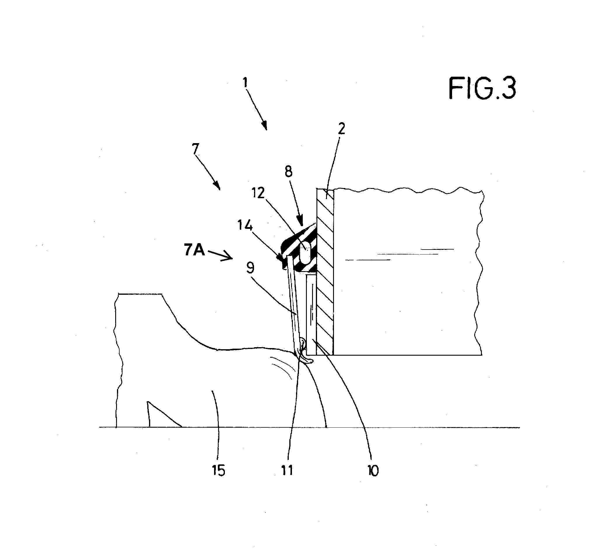 Safety-switch device for use on a movable device