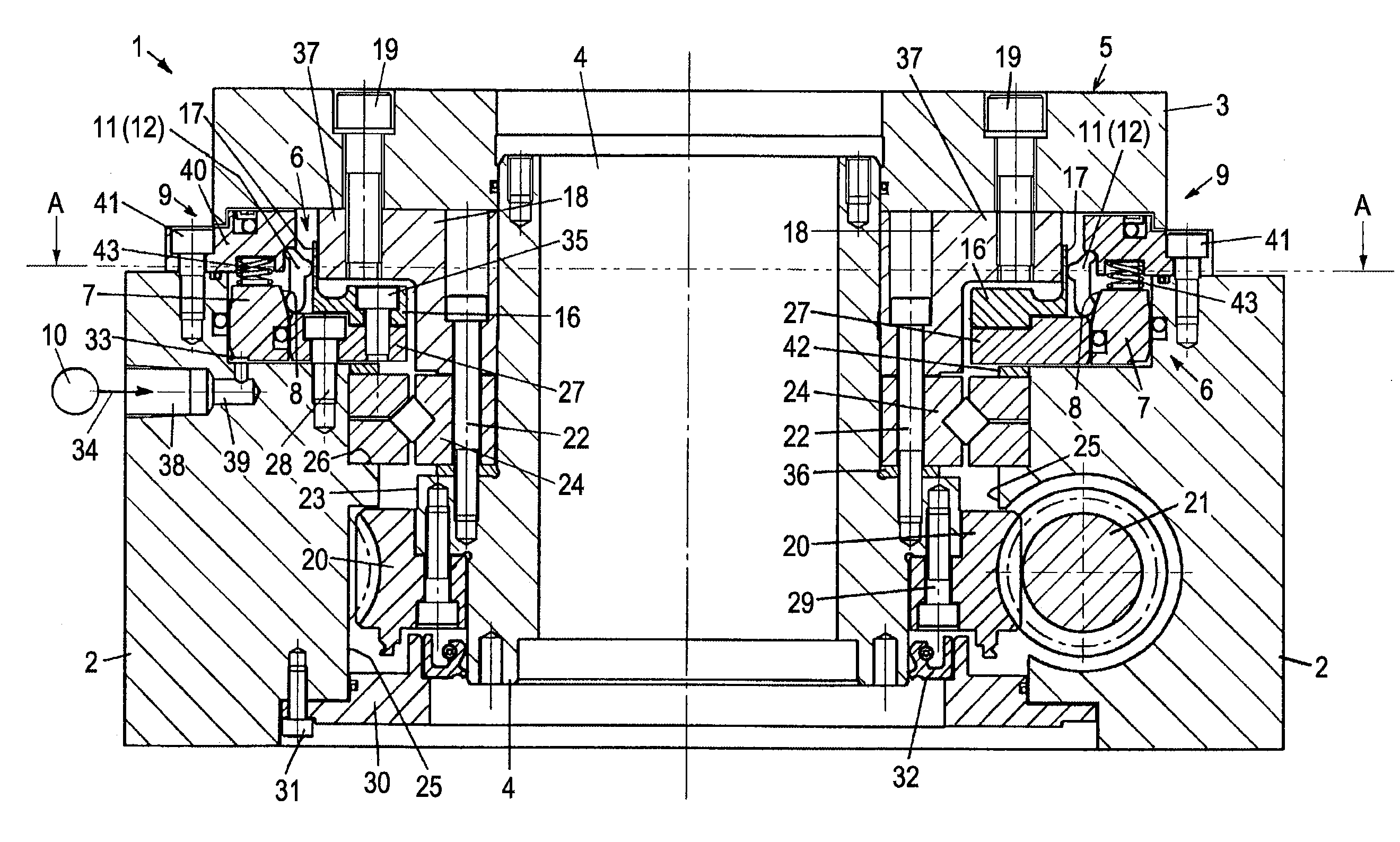 Rotary index device in machine tool