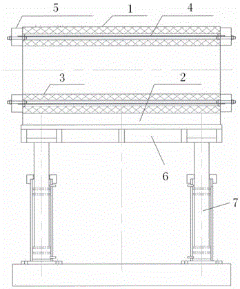 A device and method for assembling a horizontal body of a dry-type amorphous alloy transformer