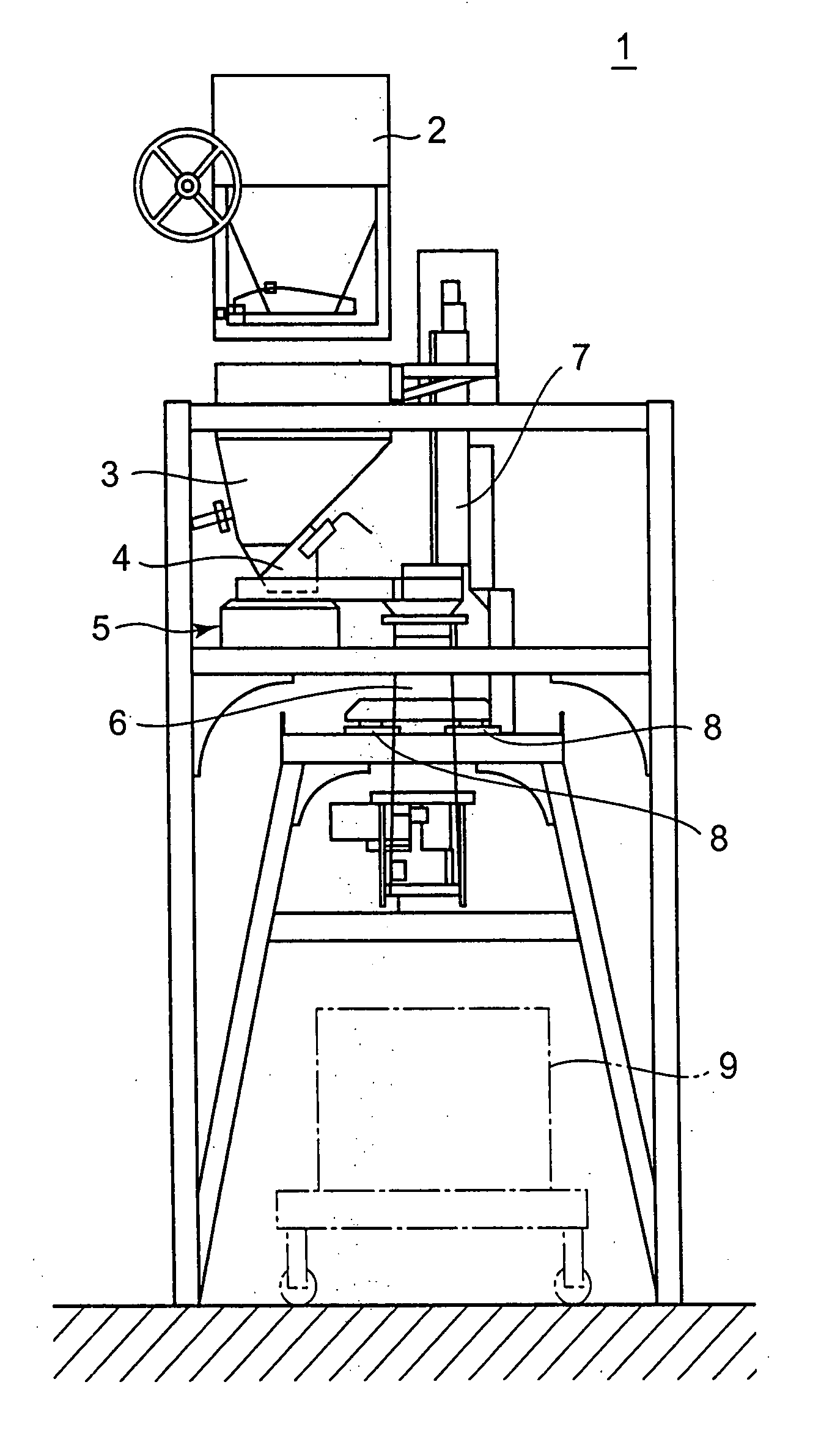 Measuring apparatus and measuring method for concrete-forming materials