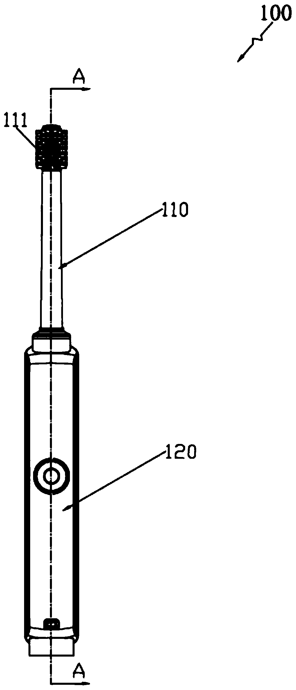 Auxiliary electric toothbrush