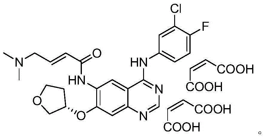 Solid preparation containing BIBW 2992MA2 and preparation method thereof