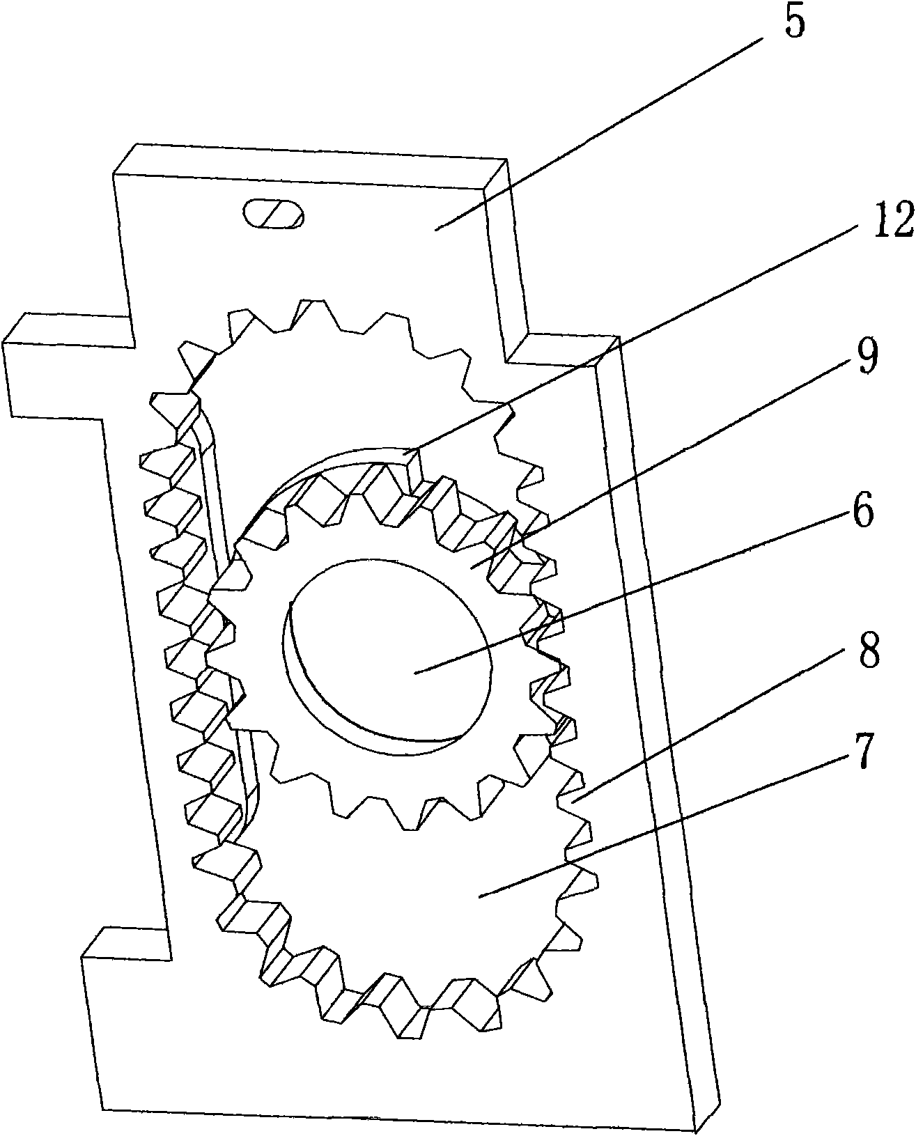 Straight-shaft engine