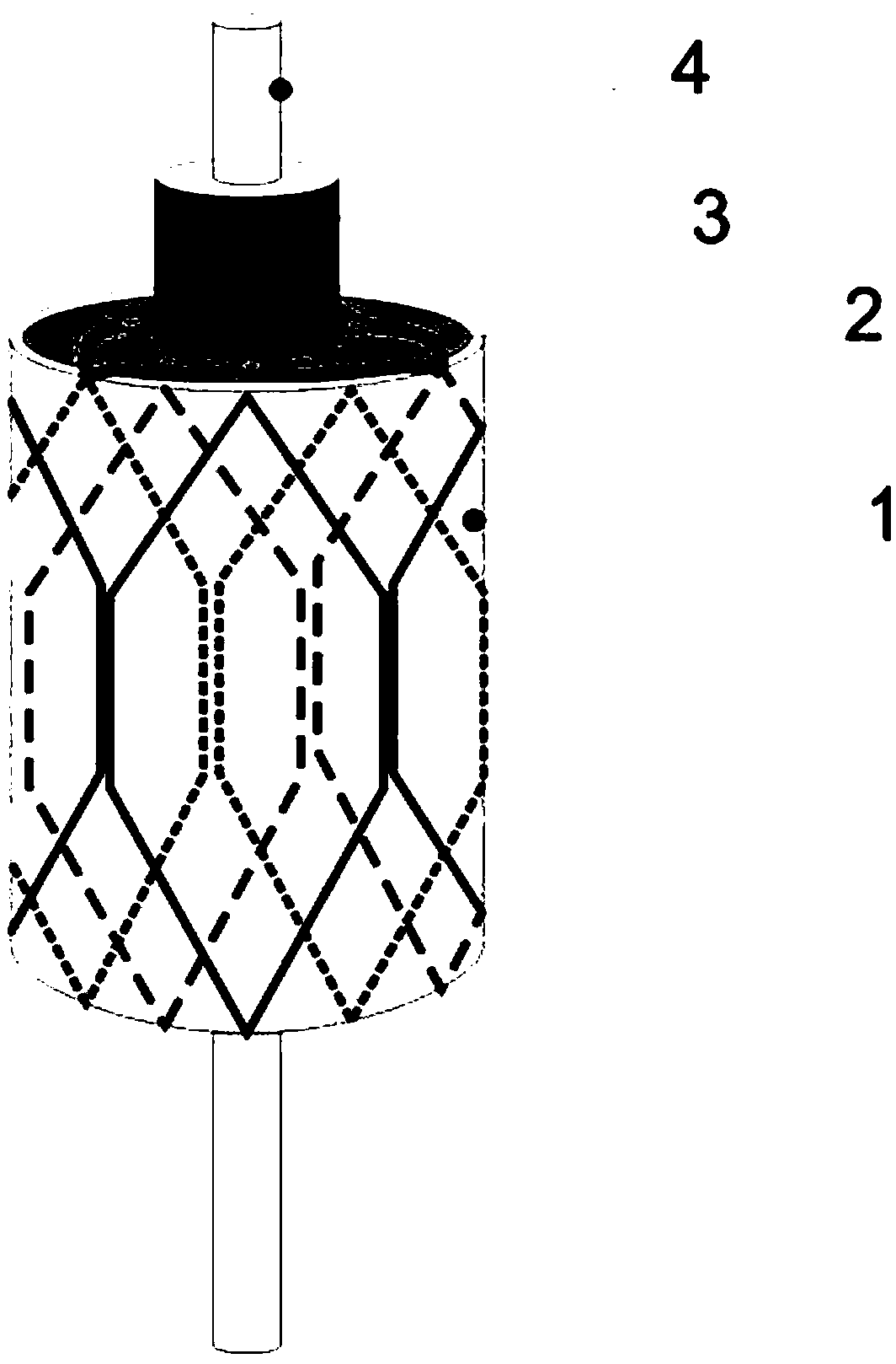 Quadrupole permanent-magnet brush coreless motor rotor structure