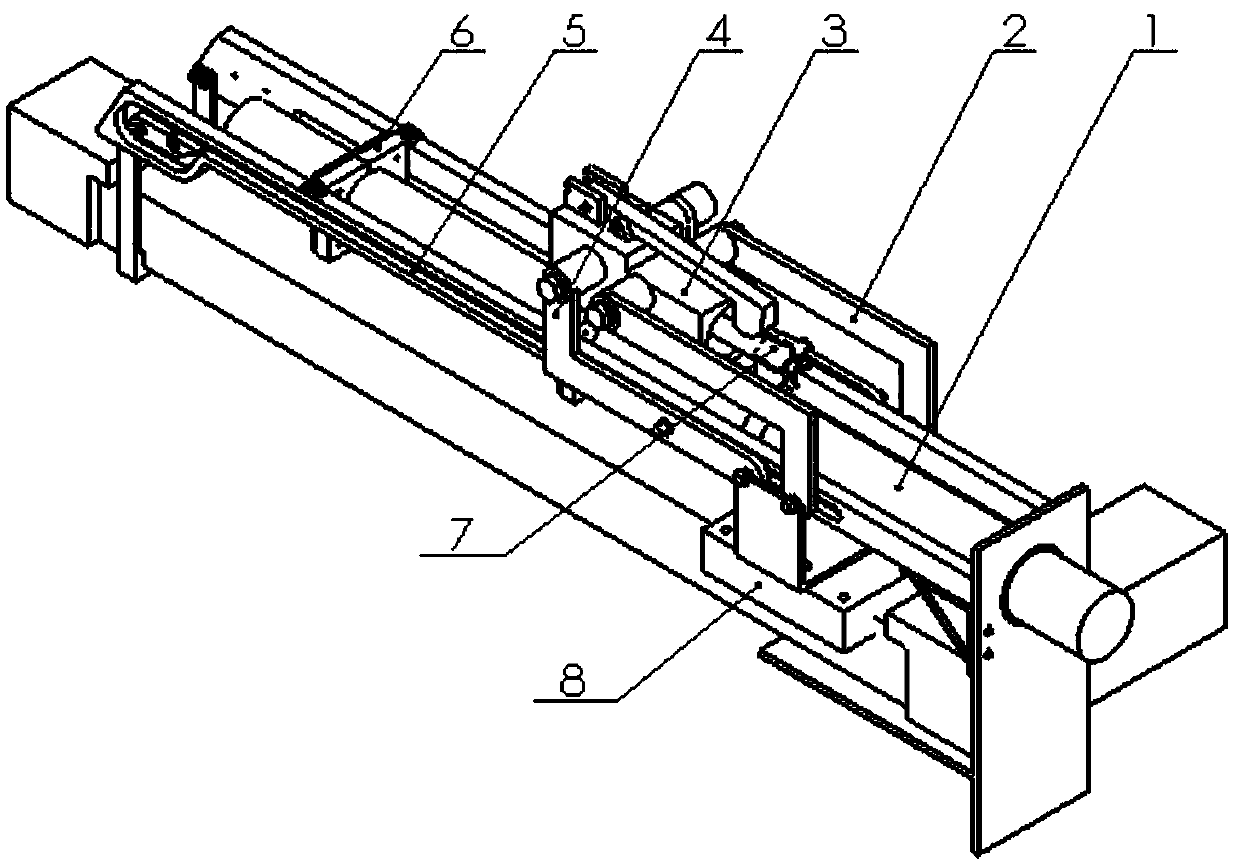 Mine thrower automatic front loading device and loading method thereof