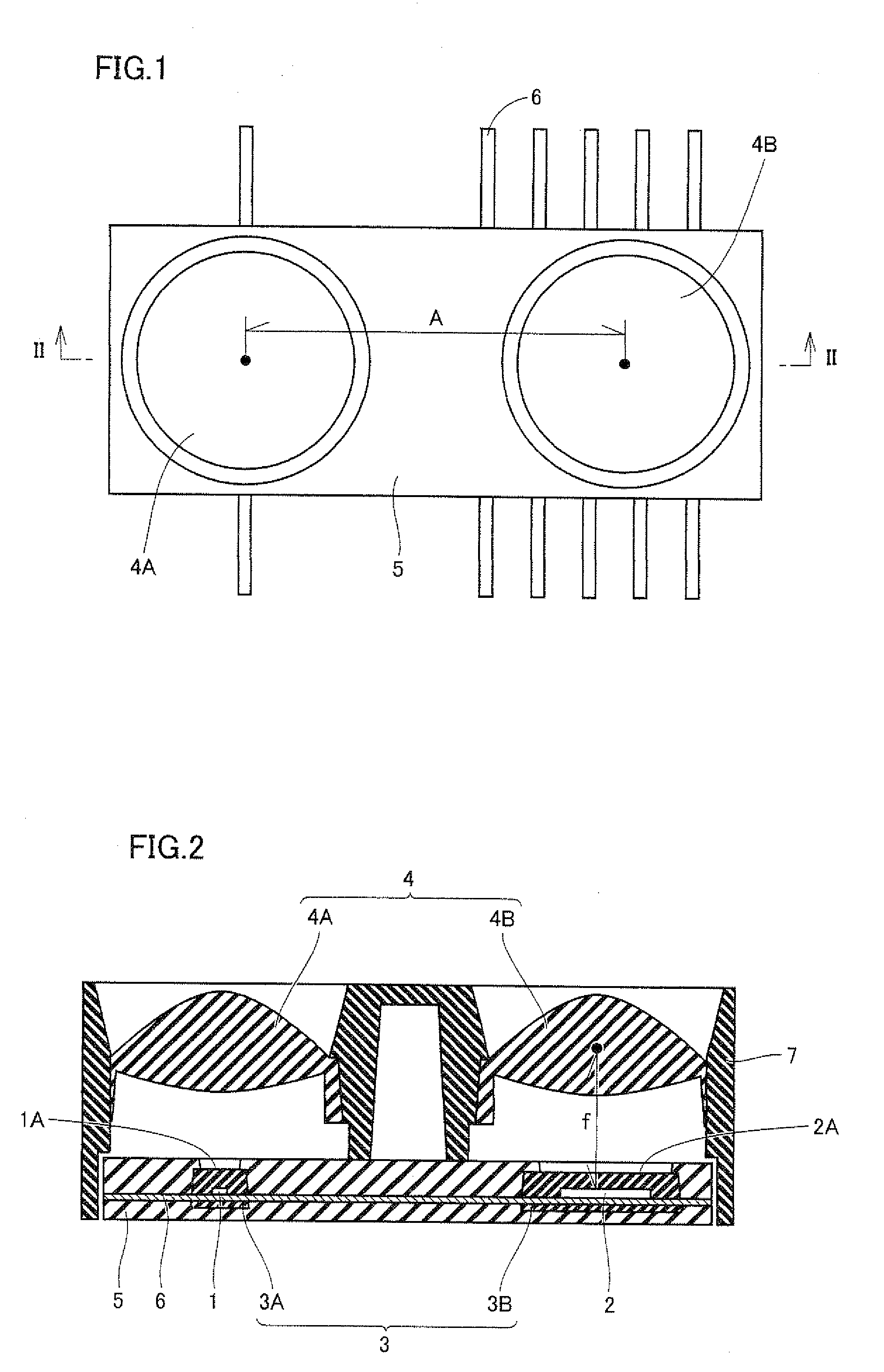 Optical distance measuring sensor and electronic device