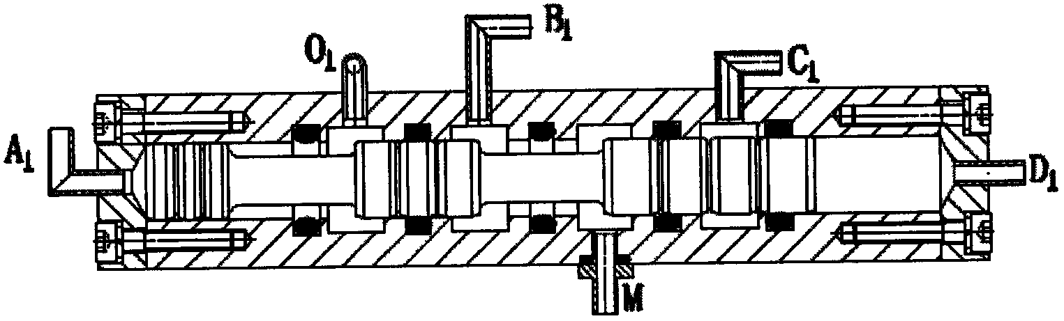 Self-pushed type radial horizontal well steering device