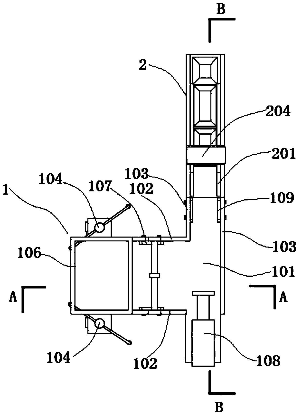 An anti-corrosion battery dissecting machine