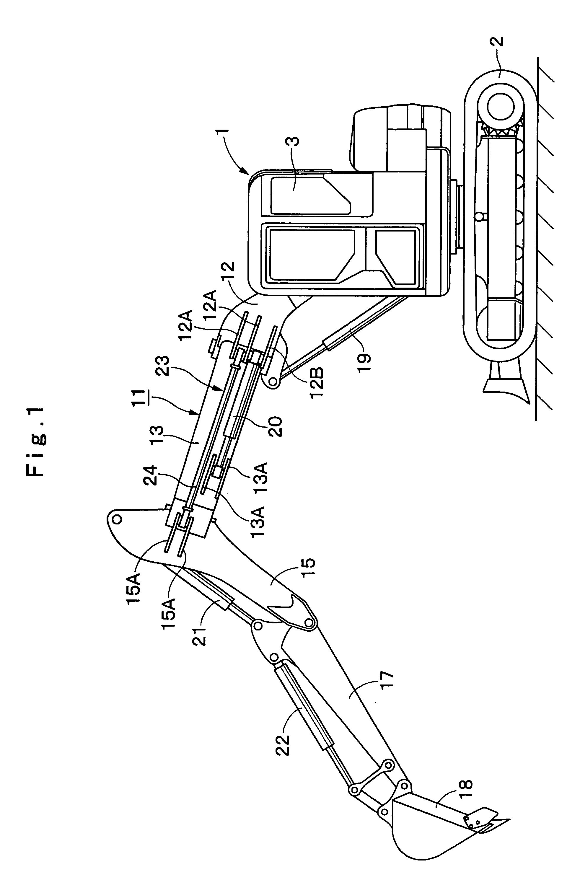 Working mechanism for construction machine