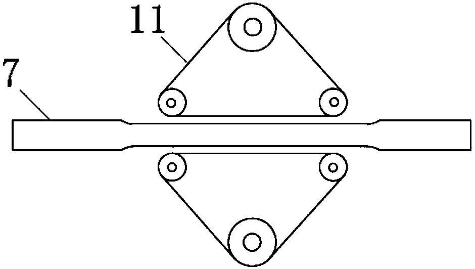 A car hose cutting machine