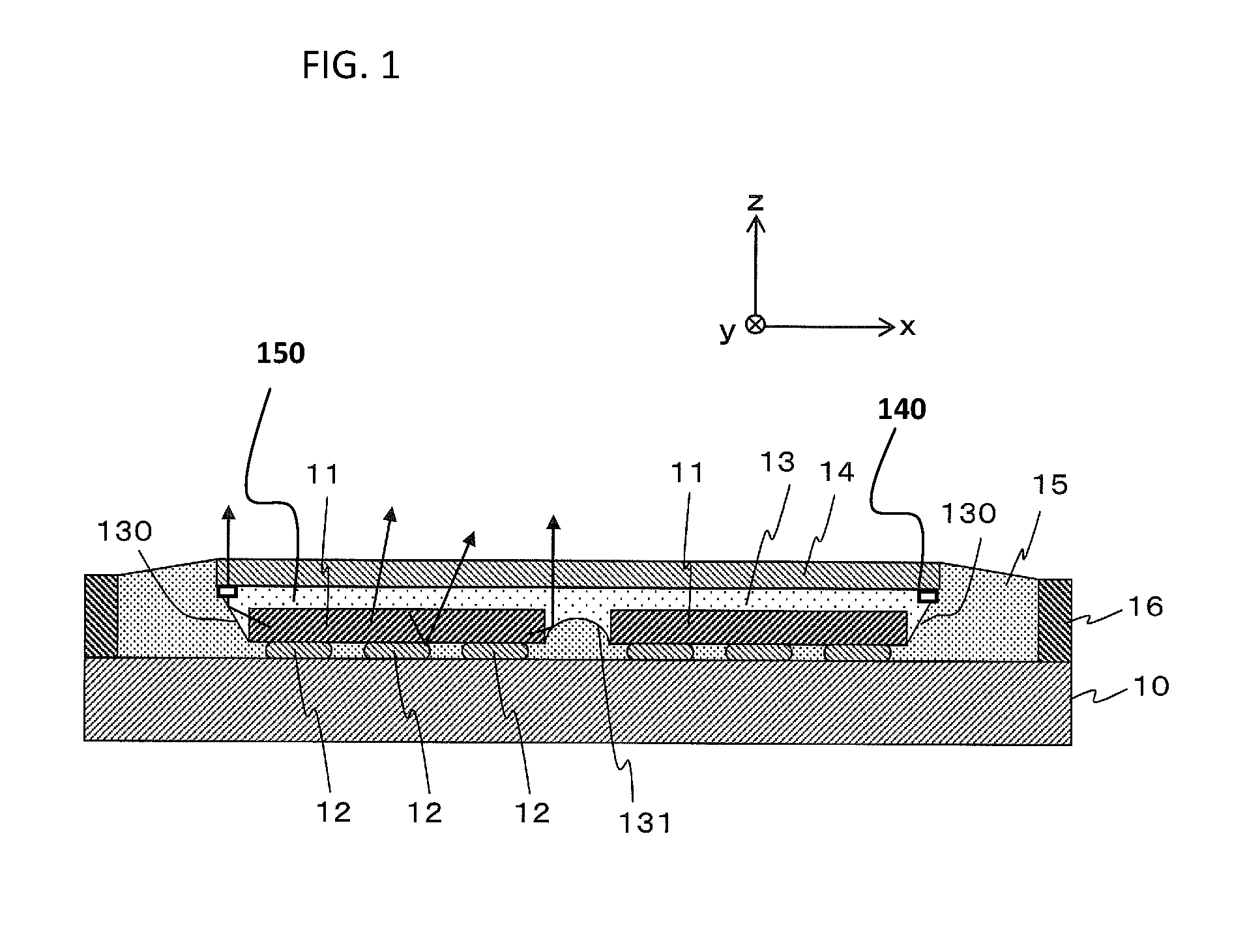 Semiconductor light emitting device having a reflective material, wavelength converting layer and optical plate with rough and plane surface regions, and method of manufacturing