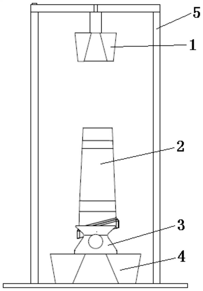 Data mosaic method based on non-contact optical scanning detection