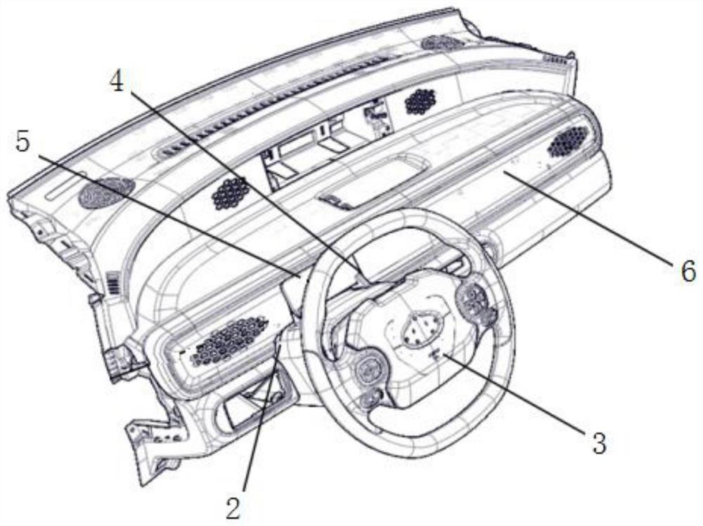 Vehicle-mounted mobile phone support structure