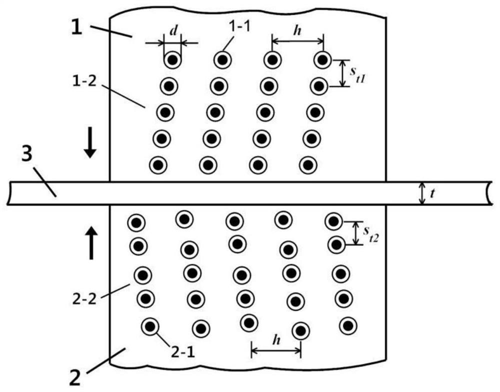 A method and device for preparing perforated current collector foil based on dislocation texture rolling