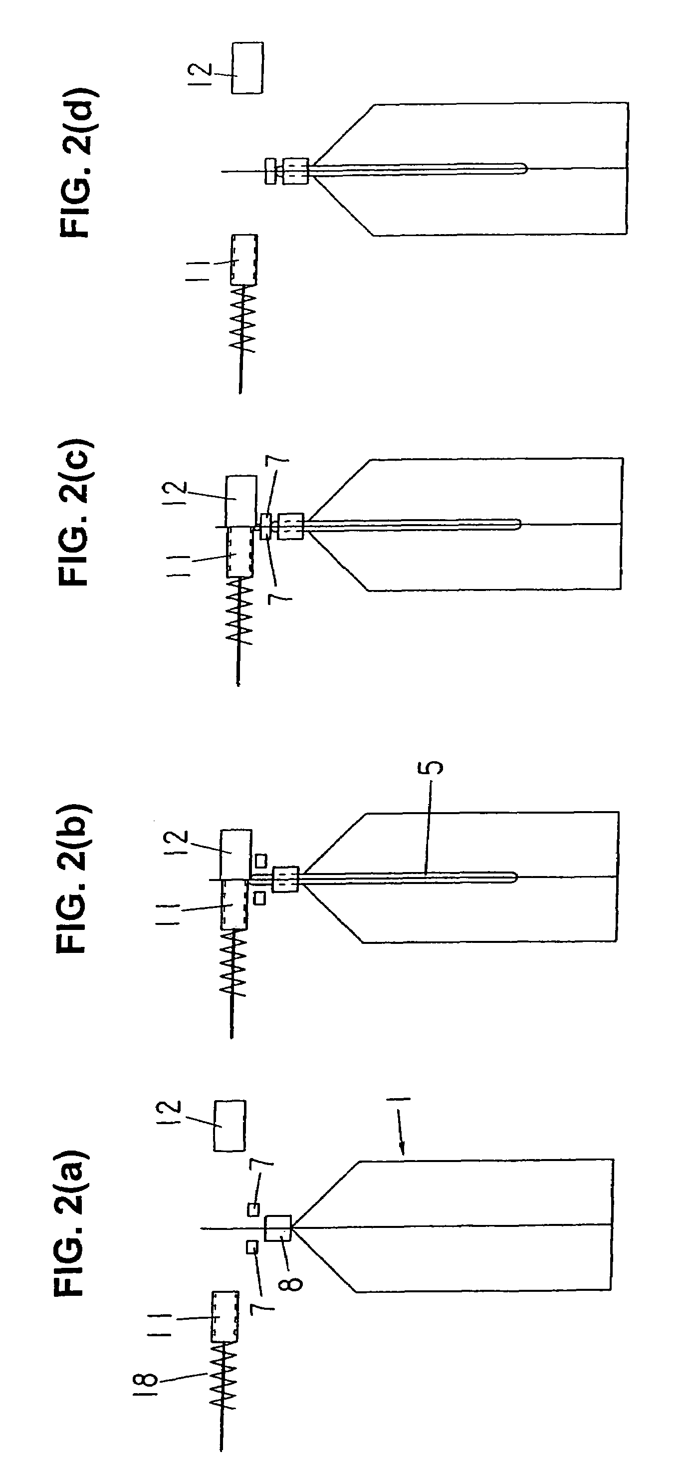 Gas seal-in method for a bag with a gas filling compartment and packaging method for a bag with a gas filling compartment
