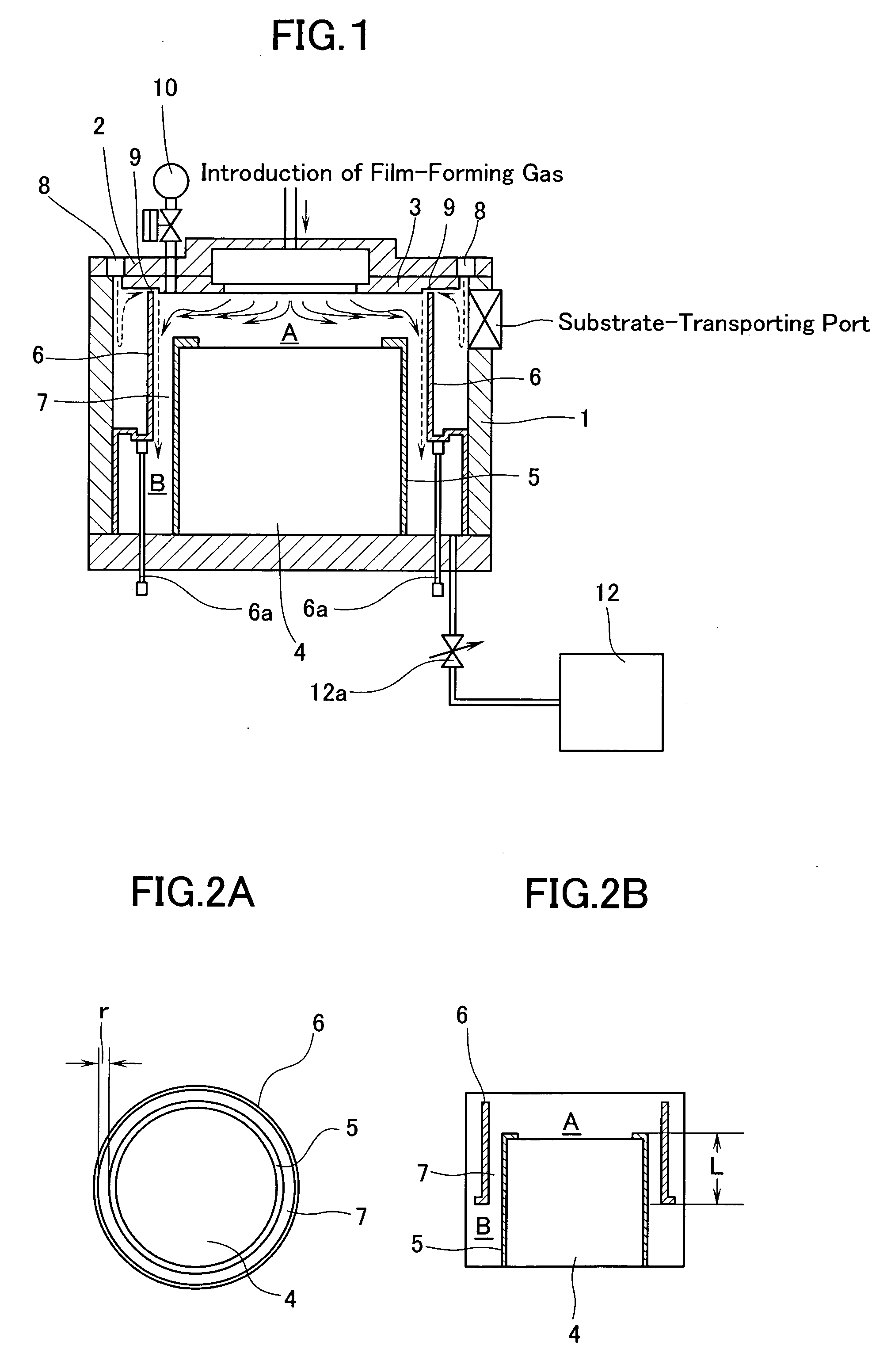 Shower head, device and method for manufacturing thin films