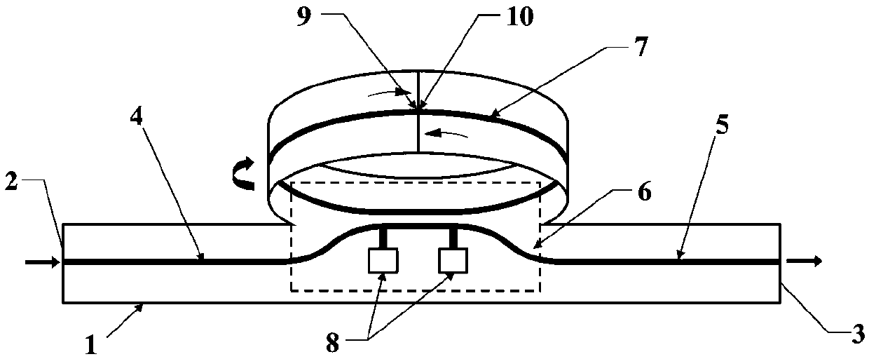 Adjustable resonant cavity based on flexible surface plasmon coupler, and preparation method thereof