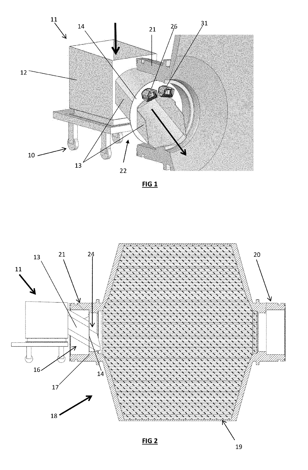 Apparatus for monitoring of grinding mill interior during operation