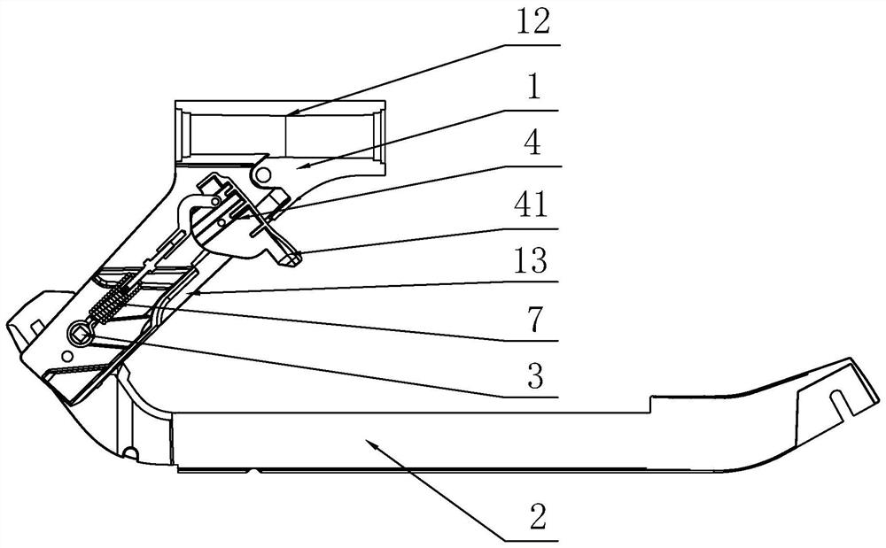 Scooter folding mechanism